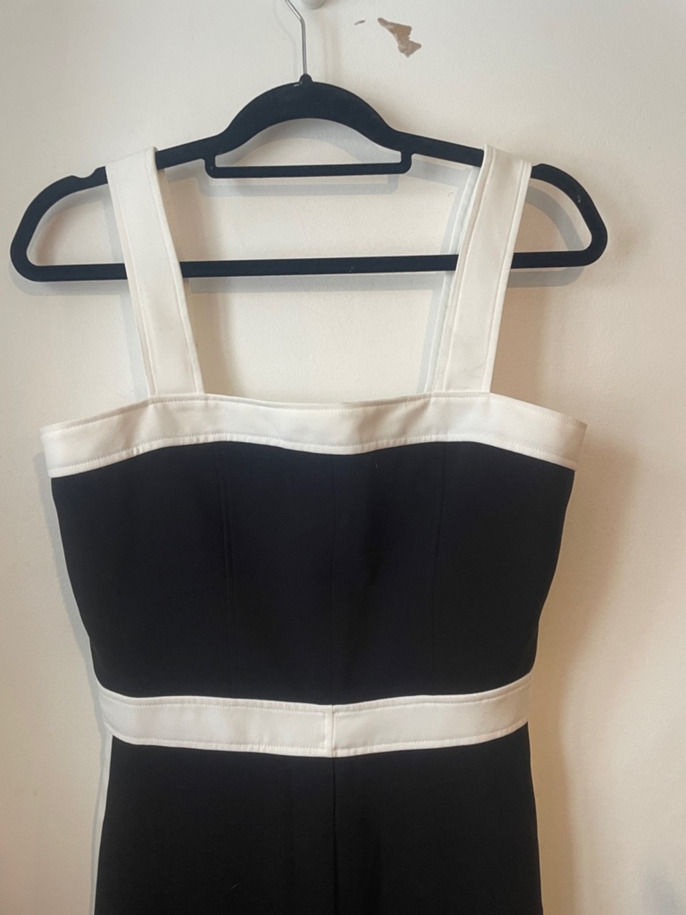 Amanda Uprichard Black and White Strap Jumpsuit Size M - Picture 3 of 6